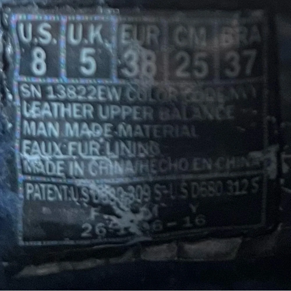 Skechers Go Walk Womens Size 8 Extra Wide Slip On Faux Fur Lined Shoes Blue - Picture 8 of 8